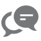 Chat bubble icon