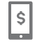 icon illustration of a smartphone